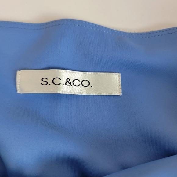 S.C.&CO. Blue And White Marled 360 Tummy Control Outdoor Active Skirt/Skort XL - Picture 11 of 13